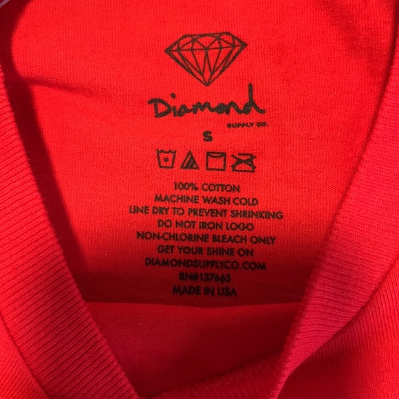 🎉HP🎉Diamond Supply Co. short sleeve tee shirt size Small NWT - Picture 8 of 9